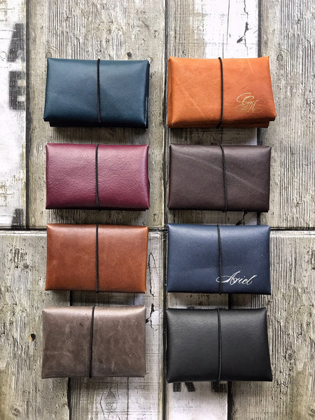 Leather Cards & Bills Wallet
