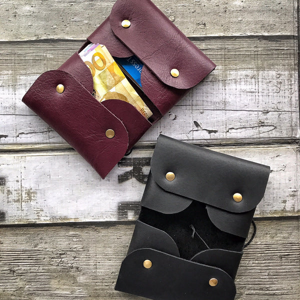 Leather Cards & Bills Wallet