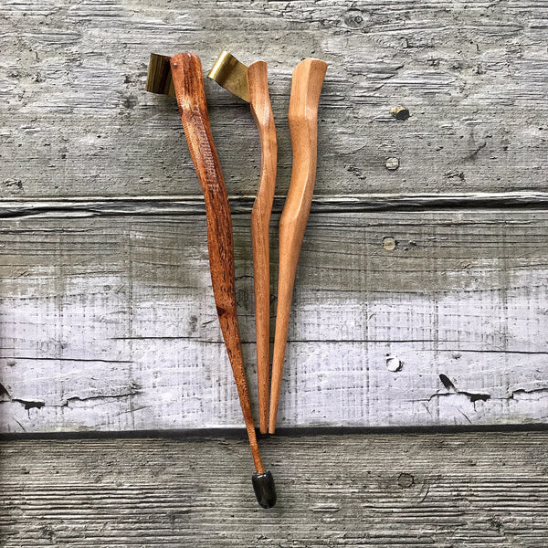 Prototype Hand-Carved Ergonomic Holders