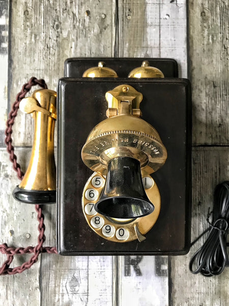 1920 Candlestick Wall Telephone (England)