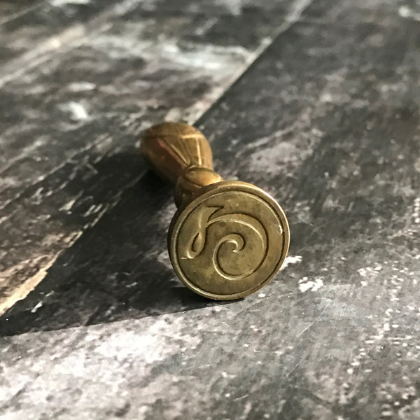 "T" Antique Wax Seal Letter